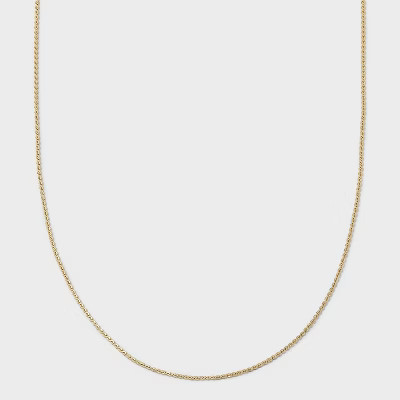 Hey Harper Waterproof Valentina Necklace - Gold | Target