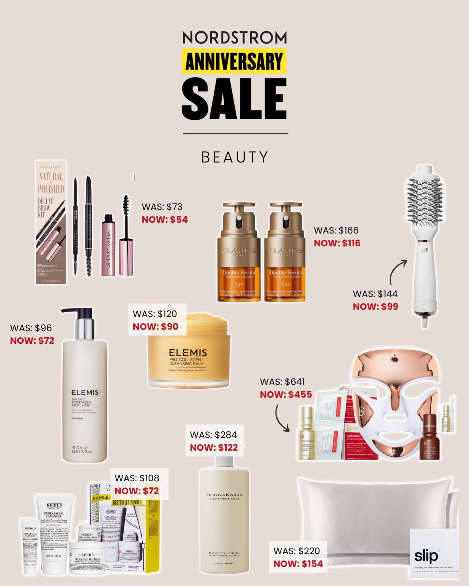 Nordstrom Anniversary Sale 💛 beauty must haves 

#LTKFindsUnder100 #LTKxNSale #LTKBeauty