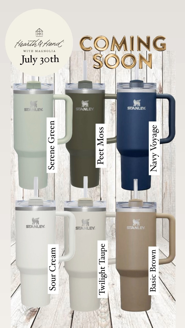 🤍 Mark your calendars…There’s a NEW Stanley x Hearth & Hand by Magnolia collaboration coming JULY 30th!  Add your fave Target exclusive  color to your Favorites tab online now!  

Which color are you eyeing?  It’s the Basic Brown for me 😍

* Stanley Quencher - $45

#LTKSeasonal #LTKunder50 #LTKhome