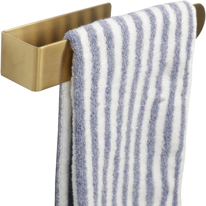 YUET Towel Rail Hand Towel Ring Holder Bar,Strong Self Adhesive No Drilling Stick on Wall,Bathroo... | Amazon (CA)