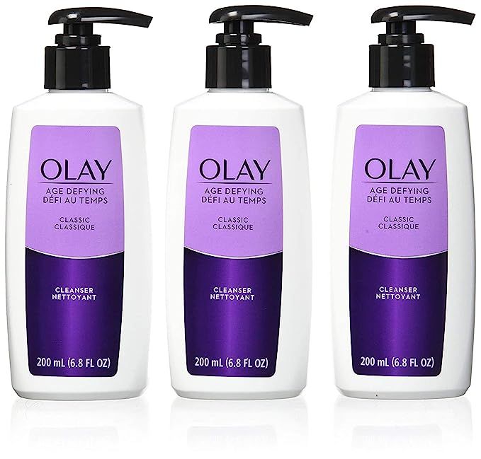 Face Wash by Olay Age Defying Classic Facial Cleanser 6.8 Fl Oz (Pack of 3) | Amazon (US)