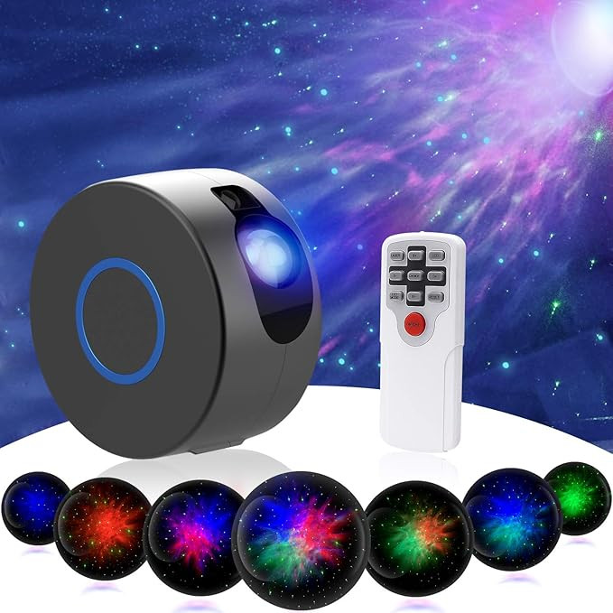 Star Night Light Projector, Sky Starry Galaxy Projector LED Nebula Cloud Light with Remote Contro... | Amazon (UK)