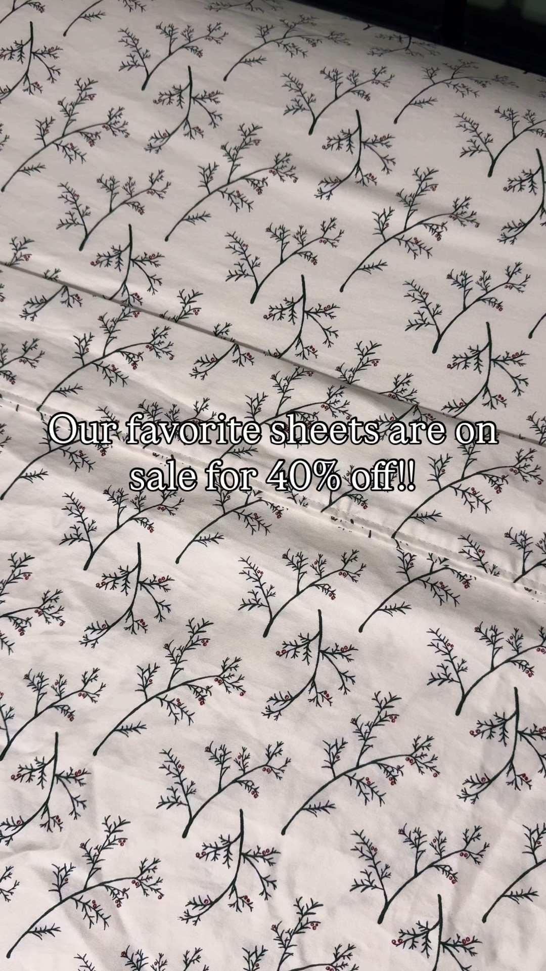 Our favorite sheets are 40% off right now - this is the lowest I’ve ever seen them go!! I just grabbed these Christmas ones and they’re soo cute! 

#LTKCyberWeek #LTKGiftGuide #LTKHoliday