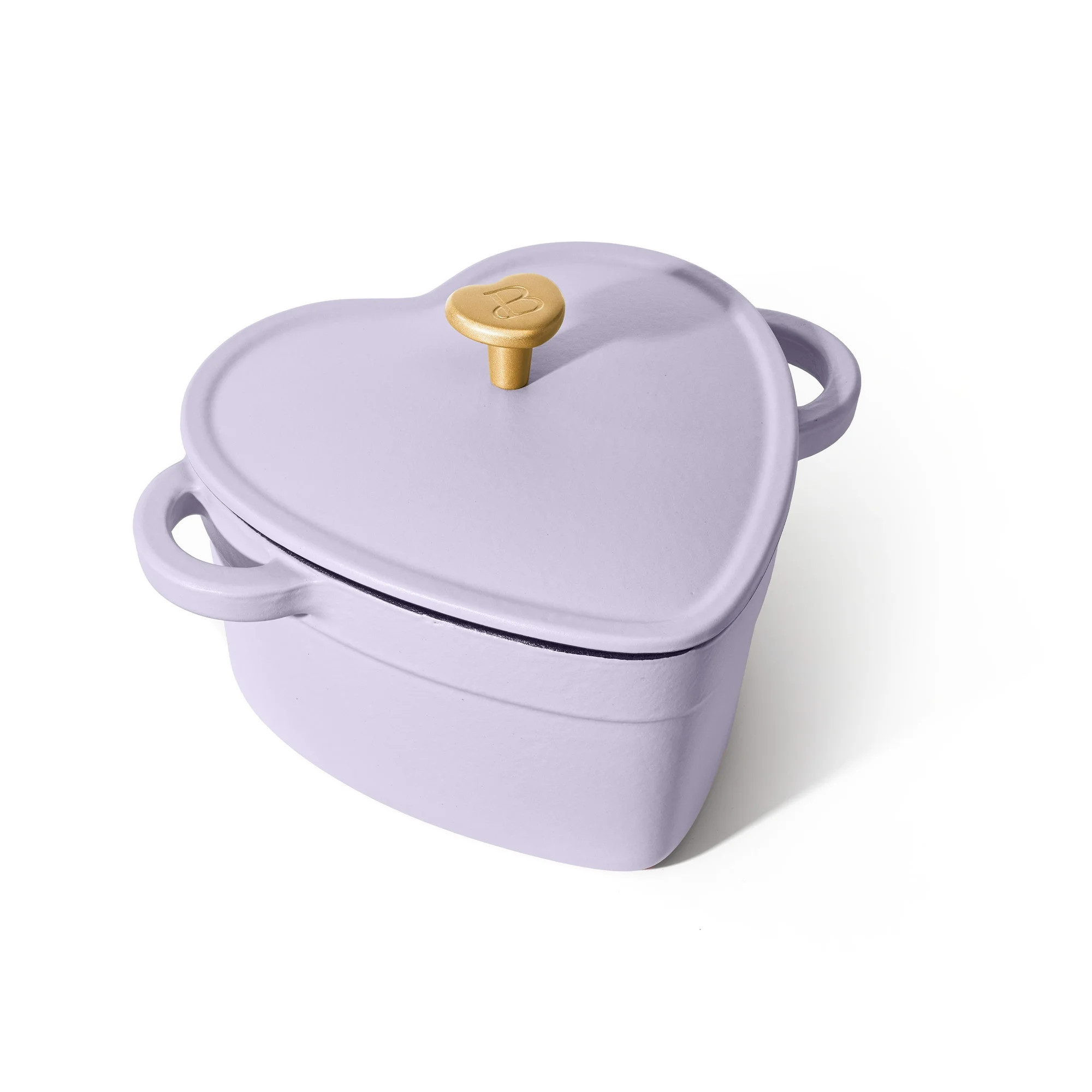 Beautiful 2QT Cast Iron Heart Dutch Oven, Lavender by Drew Barrymore | Walmart (US)