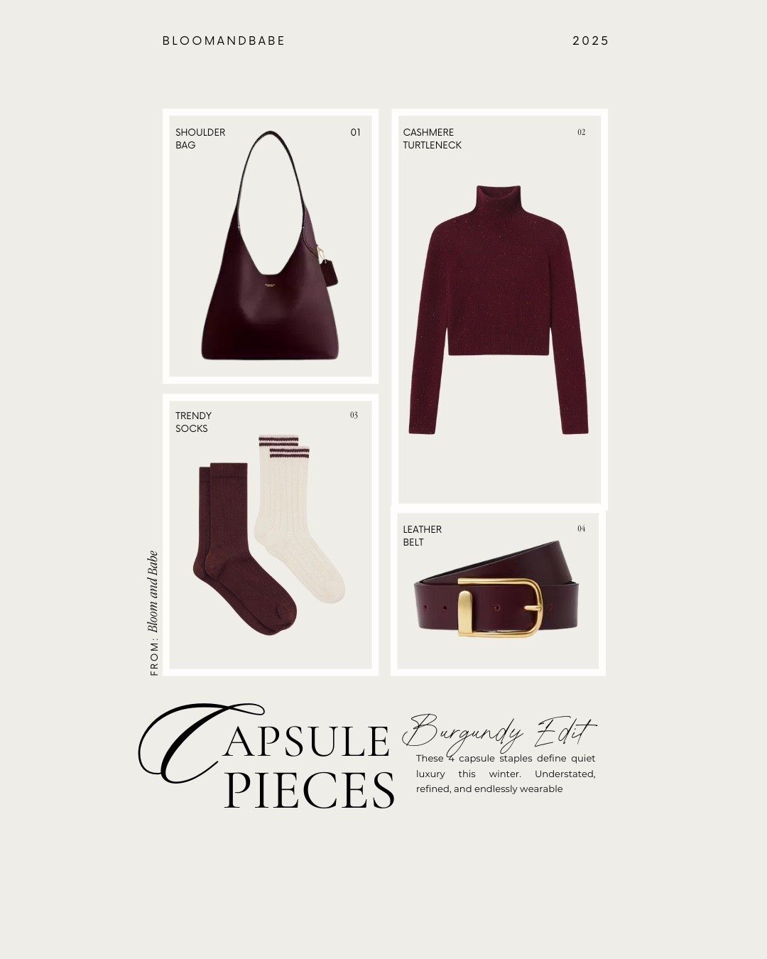 Sharing the capsule wardrobe items I’m loving in burgundy. Perfect for layering, styling, and keeping outfits chic all season long. 

#LTKgrwm #LTKSeasonal #LTKootd