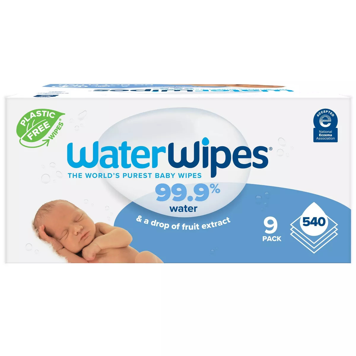 WaterWipes Plastic-Free Original Unscented 99.9% Water Based Baby Wipes - (Select Count) | Target