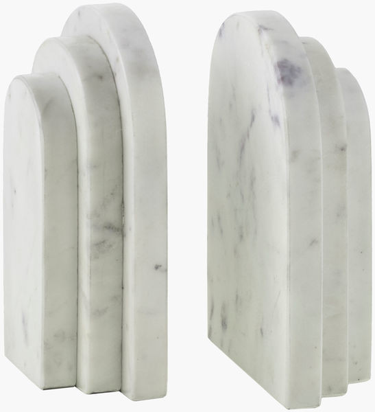 Aayena White Bookend | Scout & Nimble