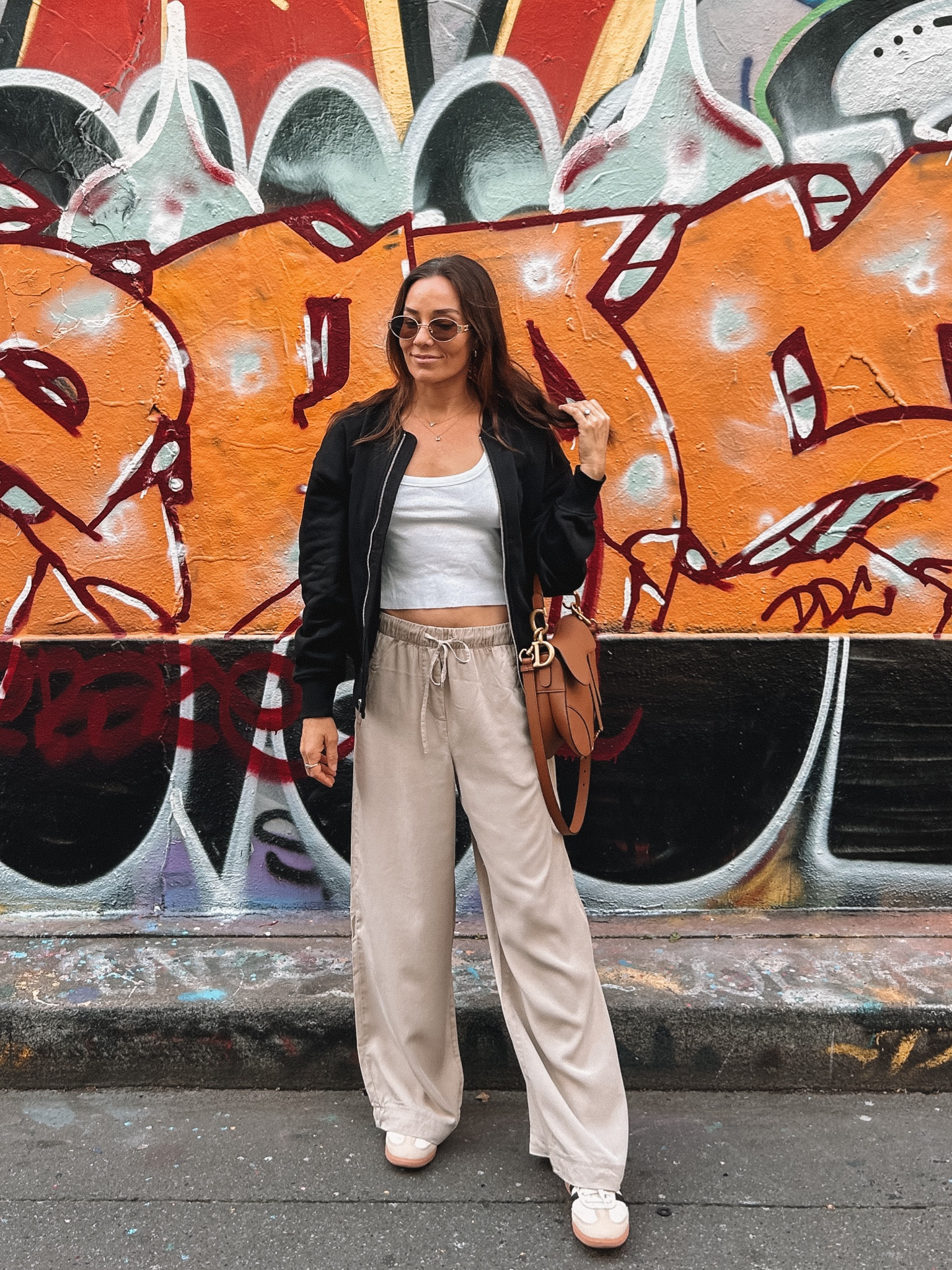 My go-to outfit for travel days (planes, trains, etc). 
Pants are Zara, so I’m tagging good alternatives!
Ps: loved this bomber for colder mornings & evenings out and about ✌🏼
I bought the jacket on sale from Gap, and it looks like it’s totally sold out now :( tagged alternatives!

#LTKFindsUnder100 #LTKTravel #LTKStyleTip