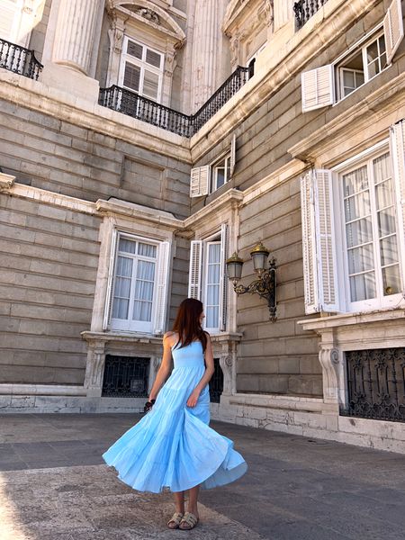 Most amazing blue maxi dress from petal & pup! Made me feel like a princess! Would be great for a wedding guest dress or a more formal event! Use code 20EMMAB on petal & Pup for a 20% discount! 🩵🩵🩵

#LTKtravel #LTKSeasonal #LTKwedding