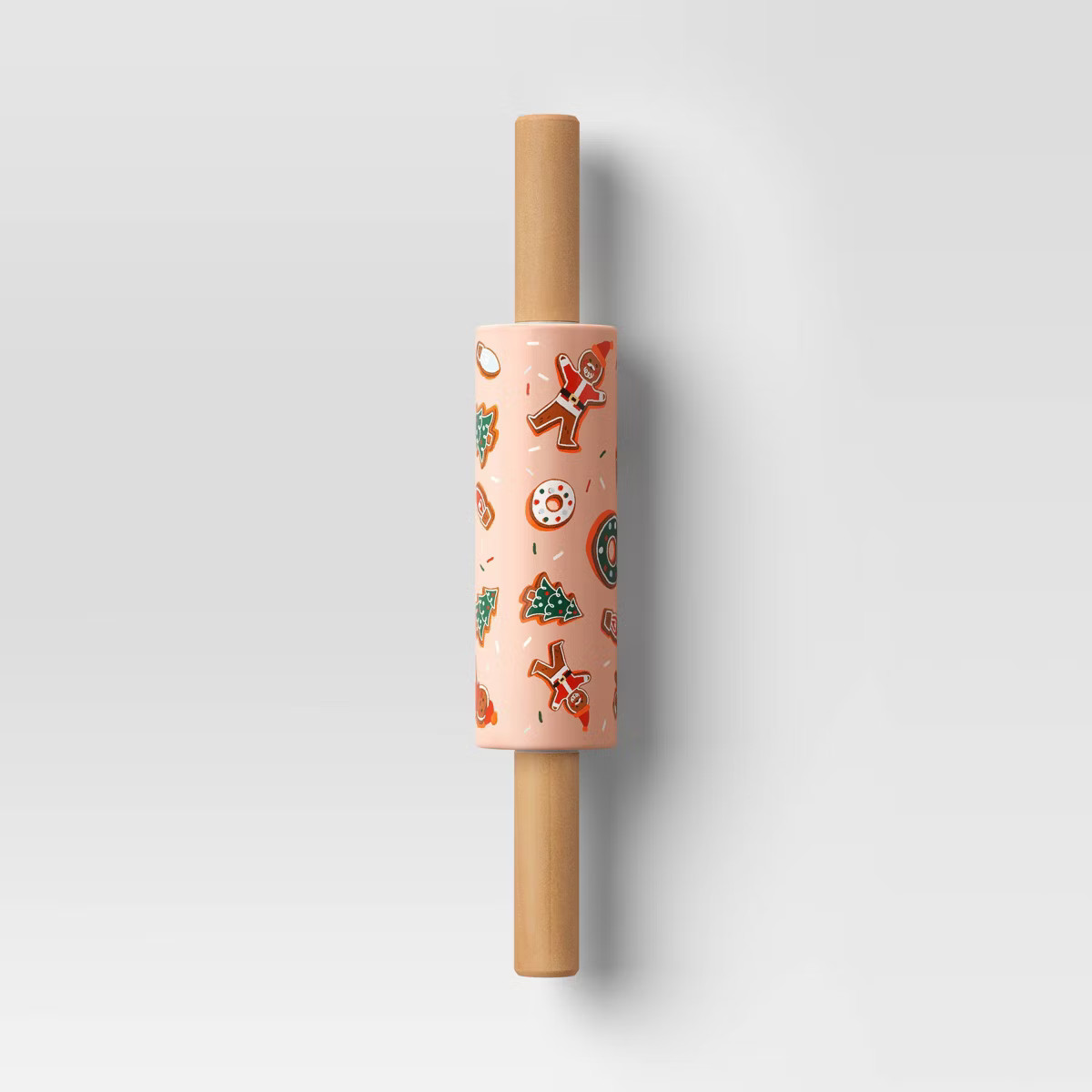 2" Holiday cookies Handled Rolling Pin - Wondershop™ | Target