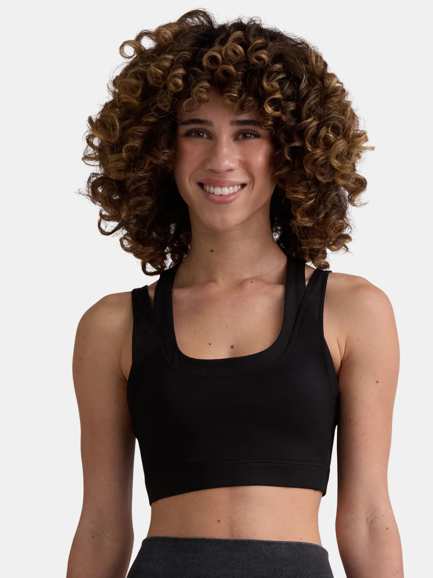 Avia Women's and Women's Plus Double Layer Mesh Sports Bra, Sizes XS-4X | Walmart (US)