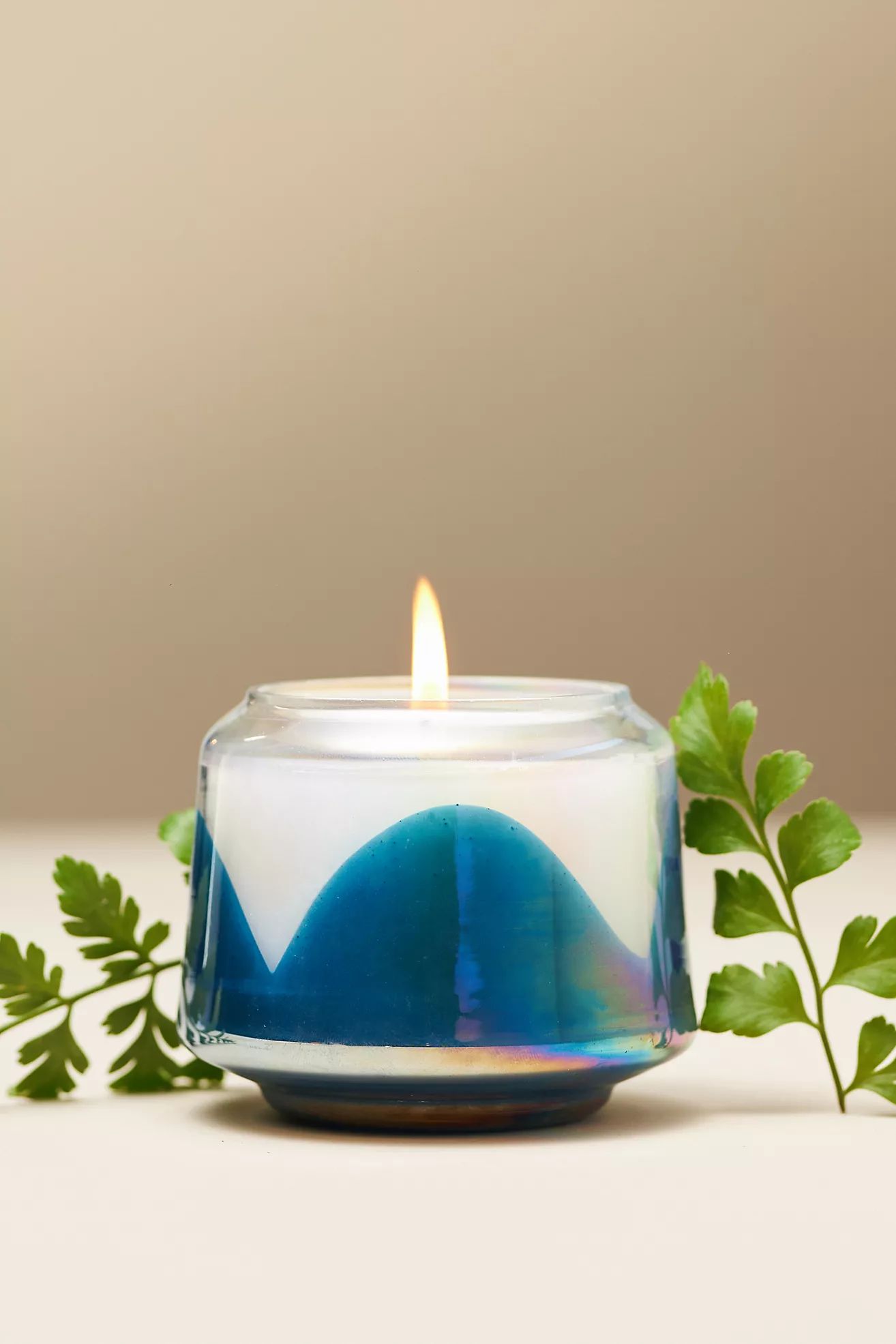 By Anthropologie Fresh Sea Salt Driftwood Glass Candle | Anthropologie (US)