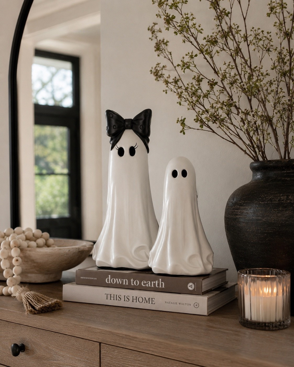 These My Texas House ghosts at Walmart are already becoming one of the most wanted Halloween finds of the season. 👻 If you love the modern organic look, I’d grab them now—they’re a high sell-out risk and I don’t expect them to stay in stock for long. 🤍🖤

#LTKSaleAlert #LTKootd #LTKHome