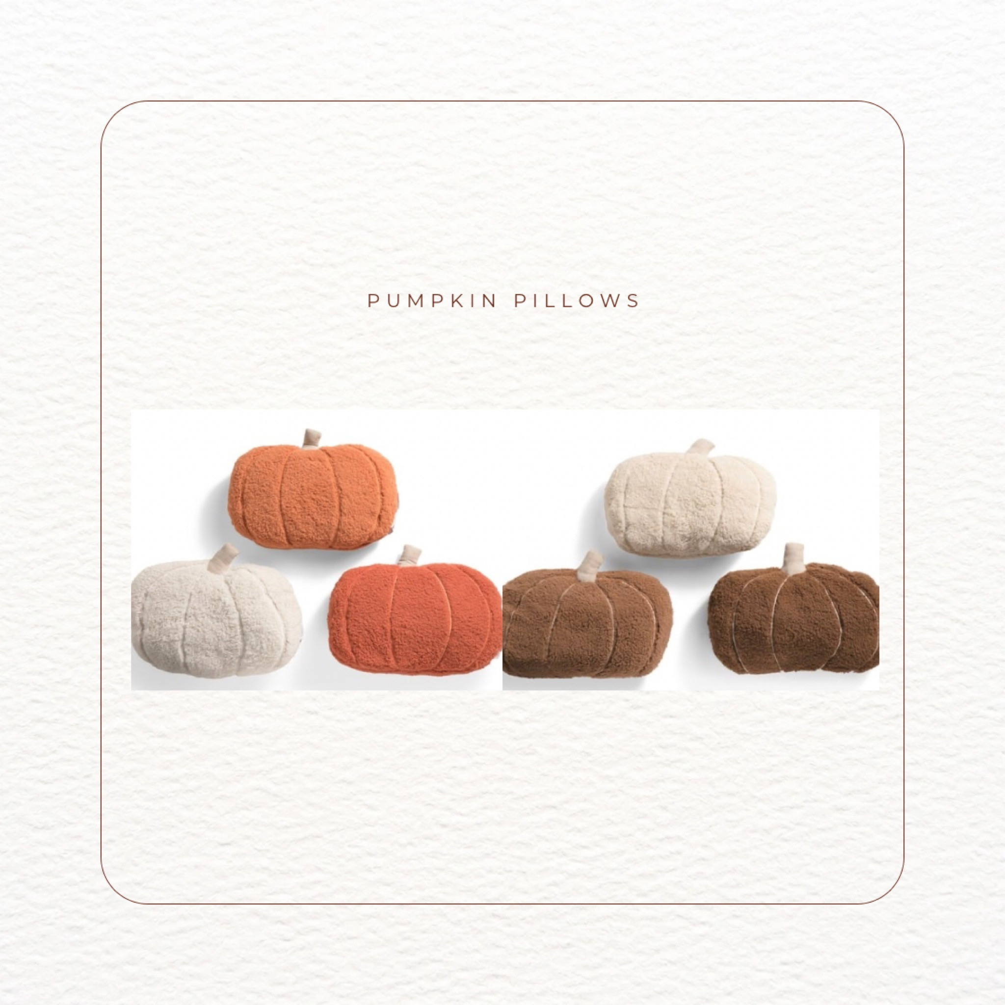 The cutest pumpkin pillows and only $30 for a pack of 3! 

#LTKHome #LTKSeasonal #LTKItBag