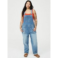 Straight Leg Overall in Light Blue-Denim | Torrid (US & Canada)