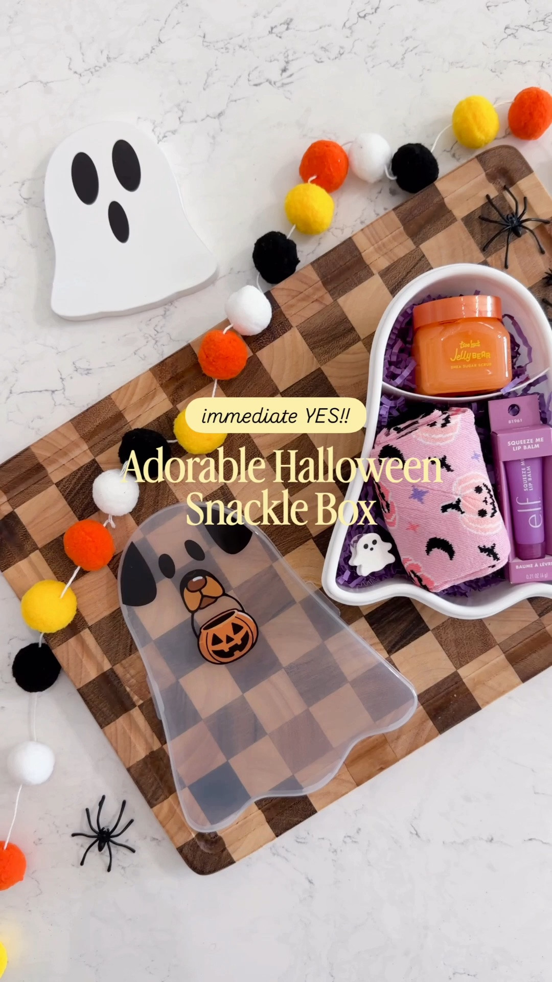 The cutest little Halloween snackle box gift 🎃👻🐶

This ghost puppy holding his pumpkin candy bucket was just too cute to pass up! Filled with little goodies for the perfect Halloween surprise. 🧡

SAVE this for a fun Halloween gift idea and comment SHOP for the links! ✨

#HalloweenGiftIdeas #HalloweenSnackleBox #HalloweenFinds #HalloweenGift #GiftIdeas

#LTKmomlife #LTKKids #LTKSeasonal