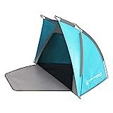 Beach Tent Sun Shelter- Sport Umbrella, UV Protection, Zip Up Porch for Privacy & Carry Bag- Shade f | Amazon (US)
