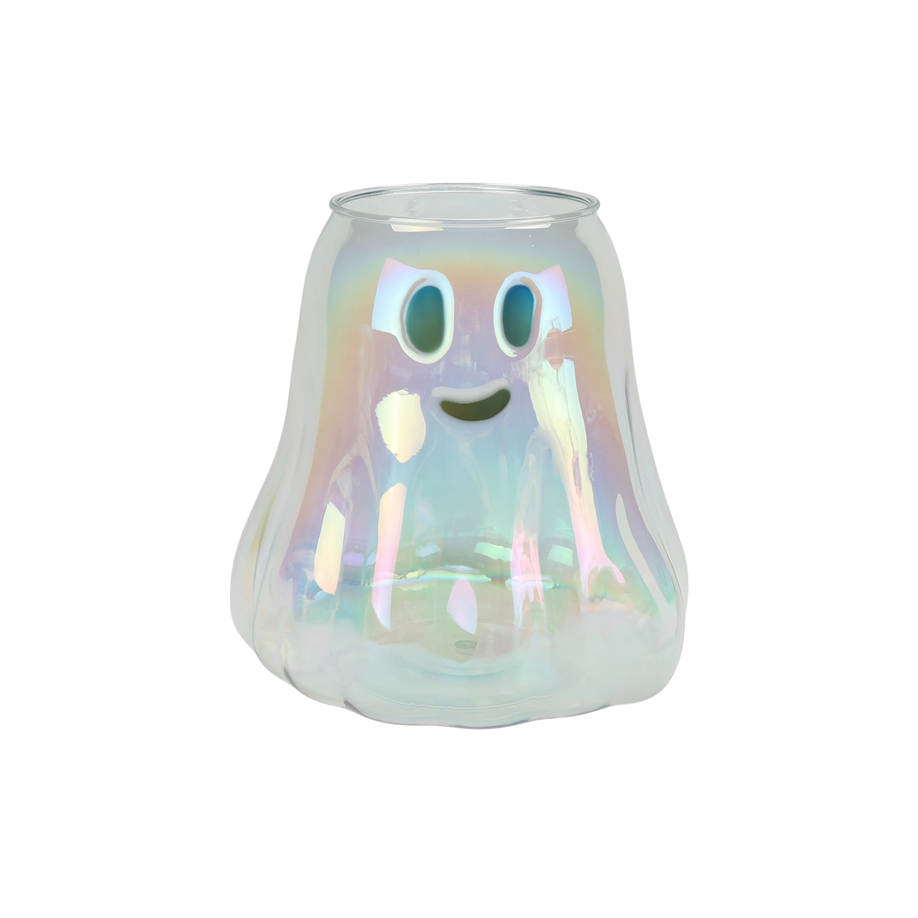 Way to Celebrate 4.5 Quart Acrylic Iridescent Ghost Bucket, White - Walmart.com | Walmart (US)