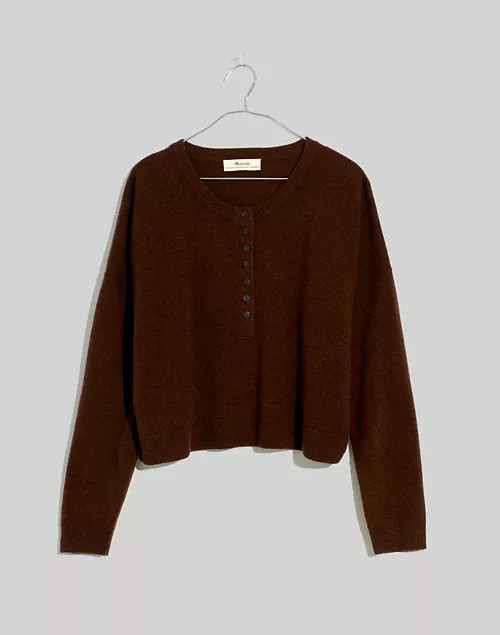 (Re)sponsible Cashmere Henley Pullover Sweater | Madewell
