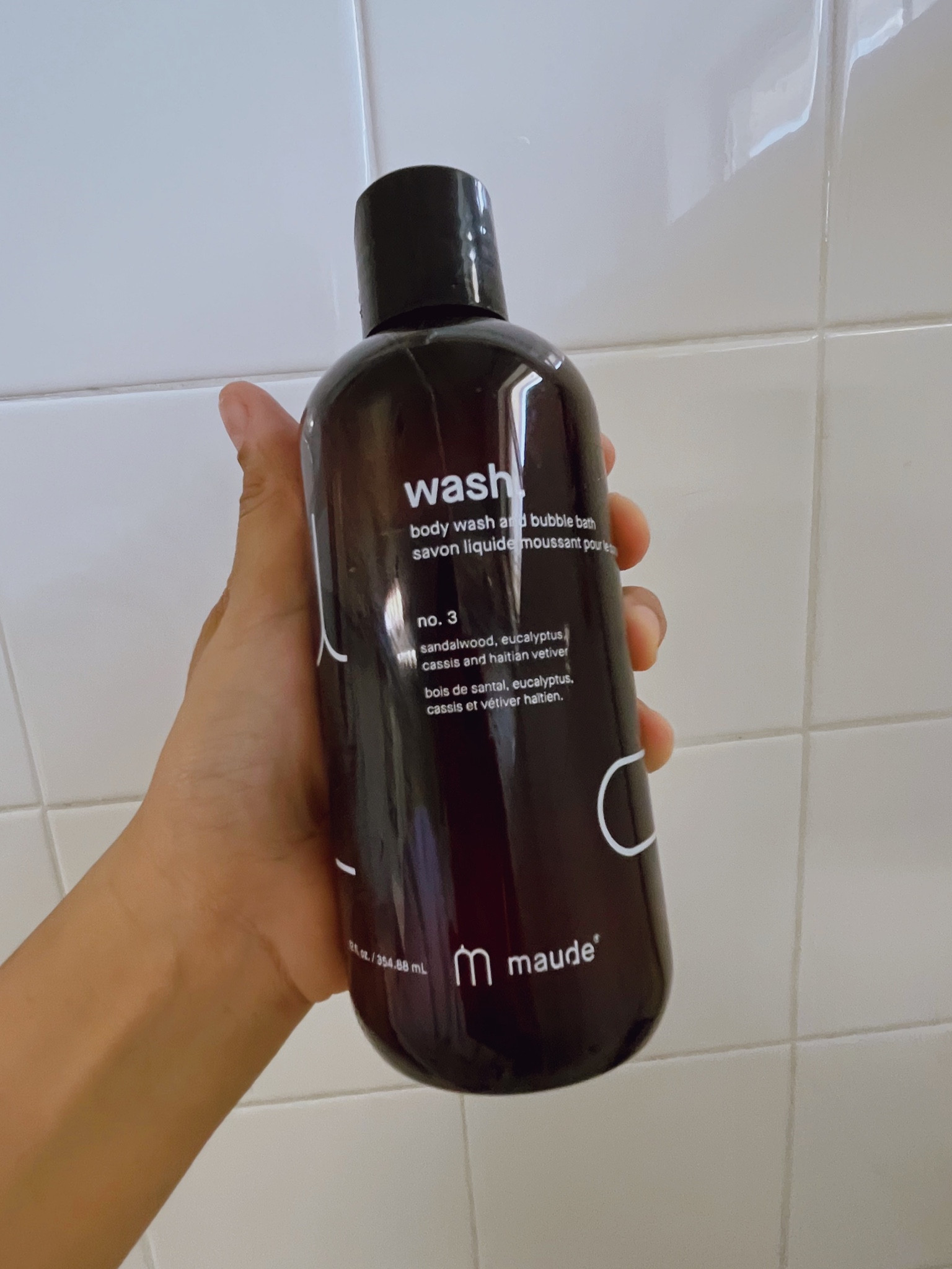 Ph balanced body wash • vitamin rich formula • no. 3 • sandalwood, eucalyptus, cassis, haitian vetiver.

#LTKtravel #LTKFitness #LTKbeauty