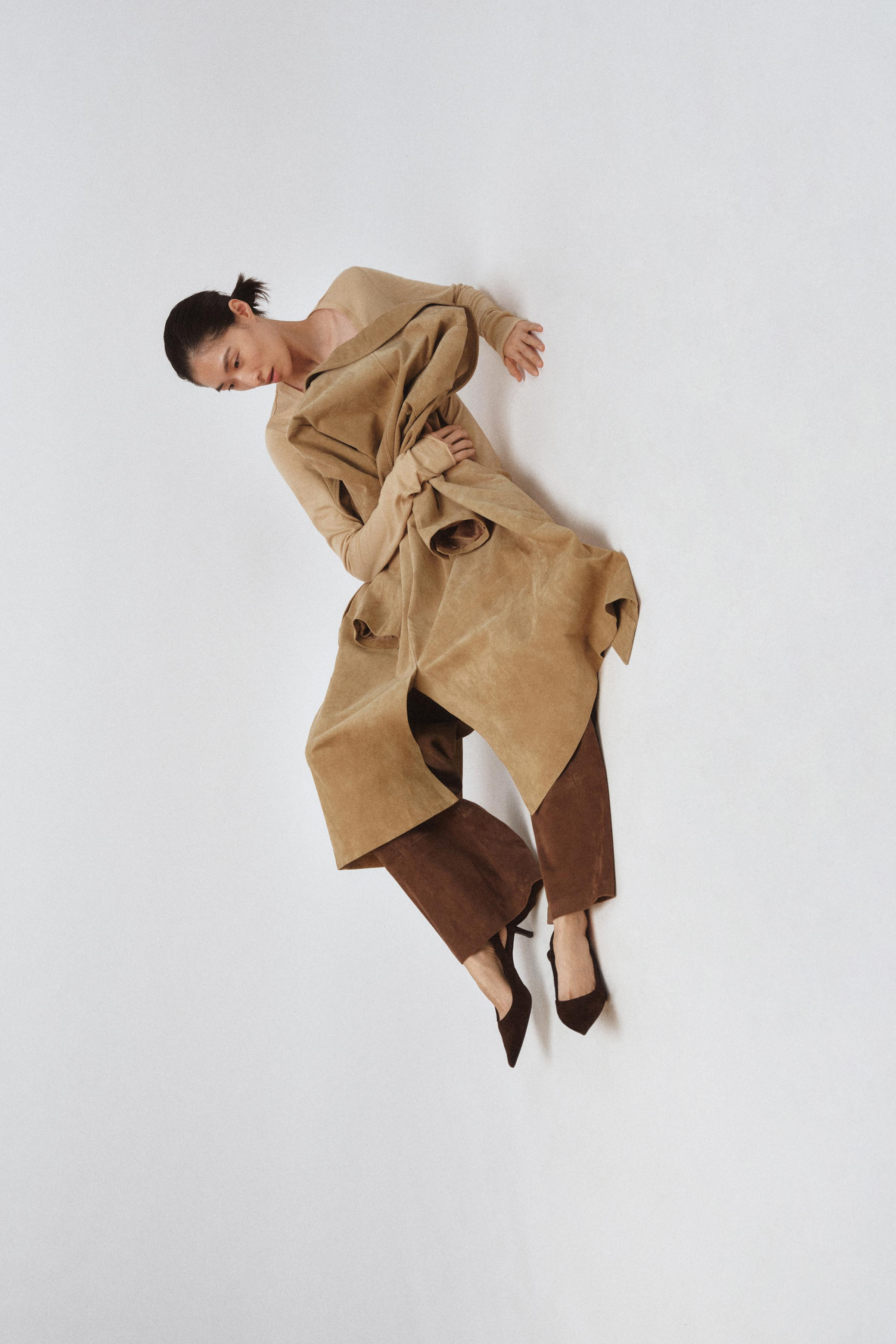 100% SUEDE LEATHER COAT ZW COLLECTION LIMITED EDITION | Zara US