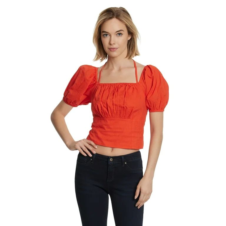 Jessica Simpson Women's Doria Halter Tie Top | Walmart (US)