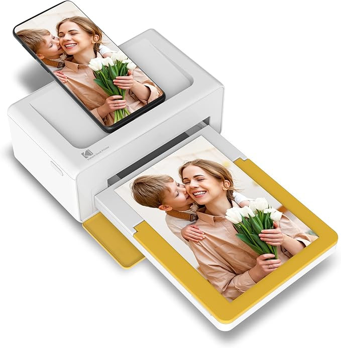 Amazon.com: KODAK Dock Plus 4x6” Portable Instant Photo Printer, Compatible with iOS, Android a... | Amazon (US)