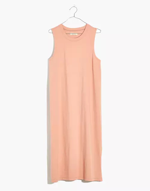 Organic Cotton Crewneck Tank Midi Dress | Madewell