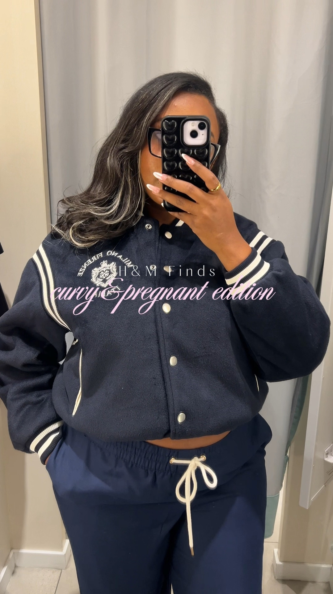 Jacket runs big you can definitely size down! I’m wearing a L. Bottoms are a size XXL.😘

#LTKootd #LTKBump #LTKPlusSize