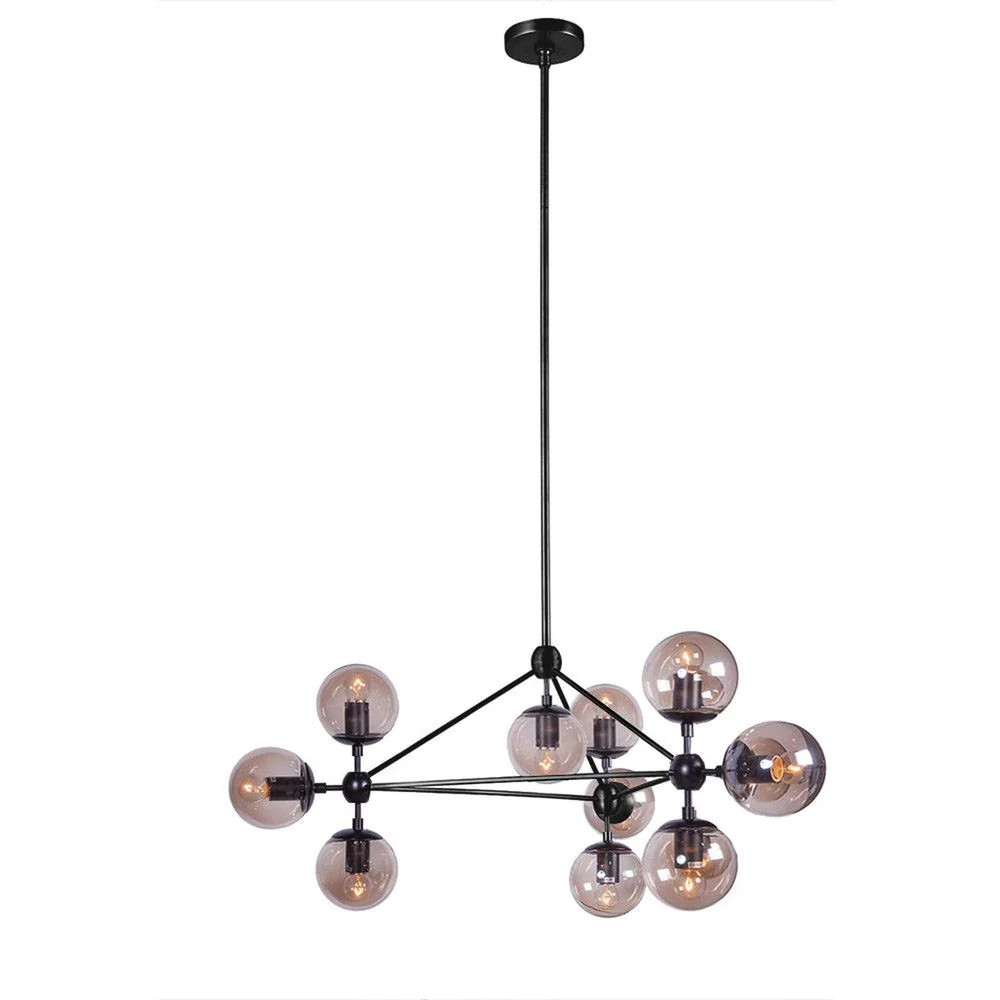 Modern Moda Chandelier 10 Globe | France and Son