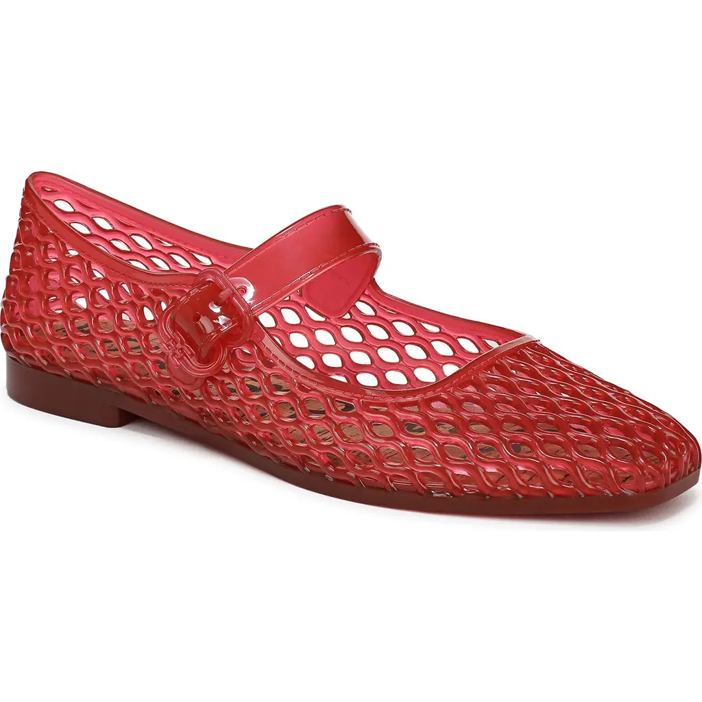 Sam Edelman Michaela Mary Jane Flat in Red at Nordstrom, Size 11 | Nordstrom