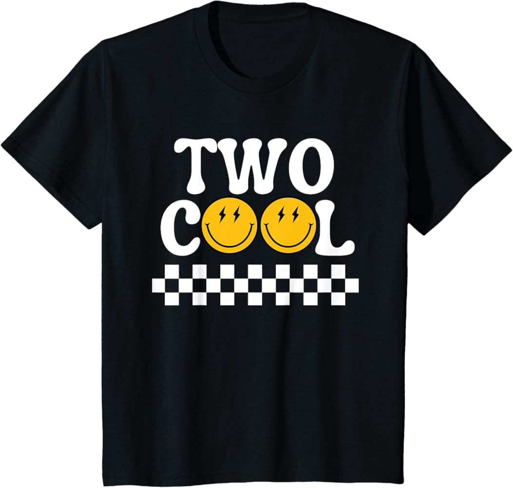 Kids Two Cool Birthday Party Theme T-Shirt | Amazon (US)