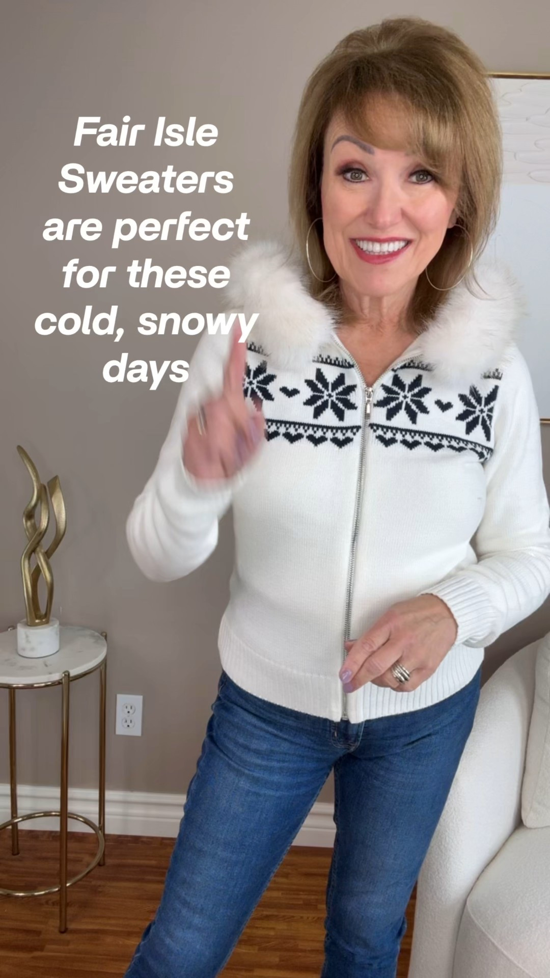 I just love a fair isle sweater. They are perfect for this time of year - for an Aprés Ski look or an upcoming Olympics watch party. 

I purchased my sweater from Hollister - and if you’re wondering why a 50+ woman is shopping at Hollister, it’s because I believe anyone, at any age, can shop at any store. You can always find pieces that suit your style - like this one.

I’ve curated 10 fair isle sweaters for you have fun shopping for this look! 

#LTKOver40 #LTKSeasonal #LTKootd