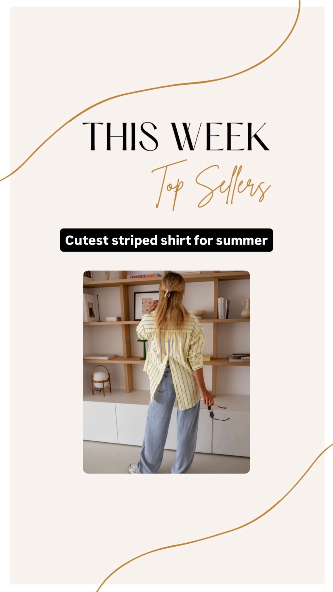 The perfect striped shirt for summer 

#LTKootd