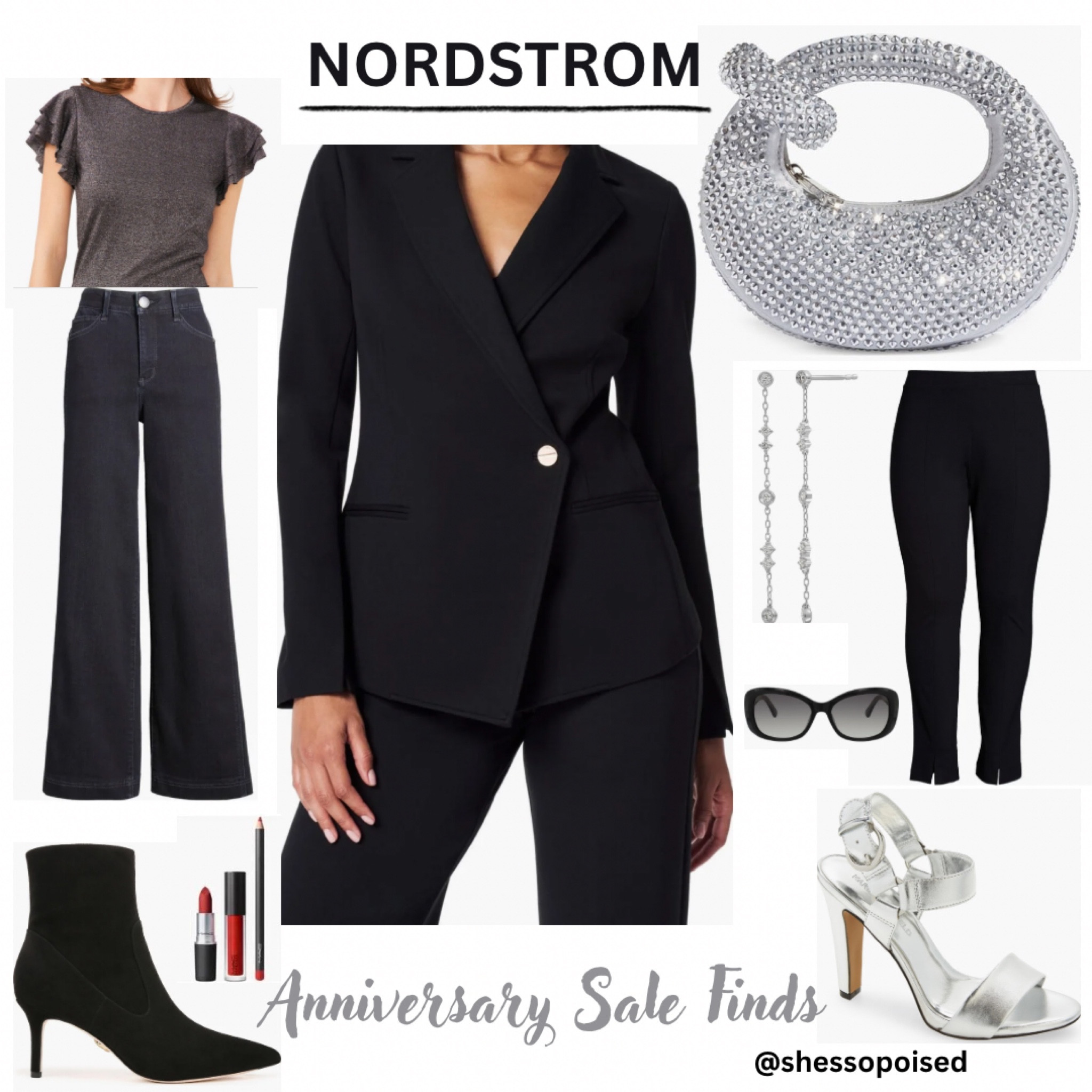 Fabulous finds from the Nordstrom Anniversary Sale - early access. This blazer by SPANX is super versatile- wear to work, day to night look, wear to dinner and can be dressed up with accessories. It can also be worn with jeans for a more casual look. #Nsale #summersales #nordstromsale

#LTKSaleAlert #LTKxNSale #LTKOver40