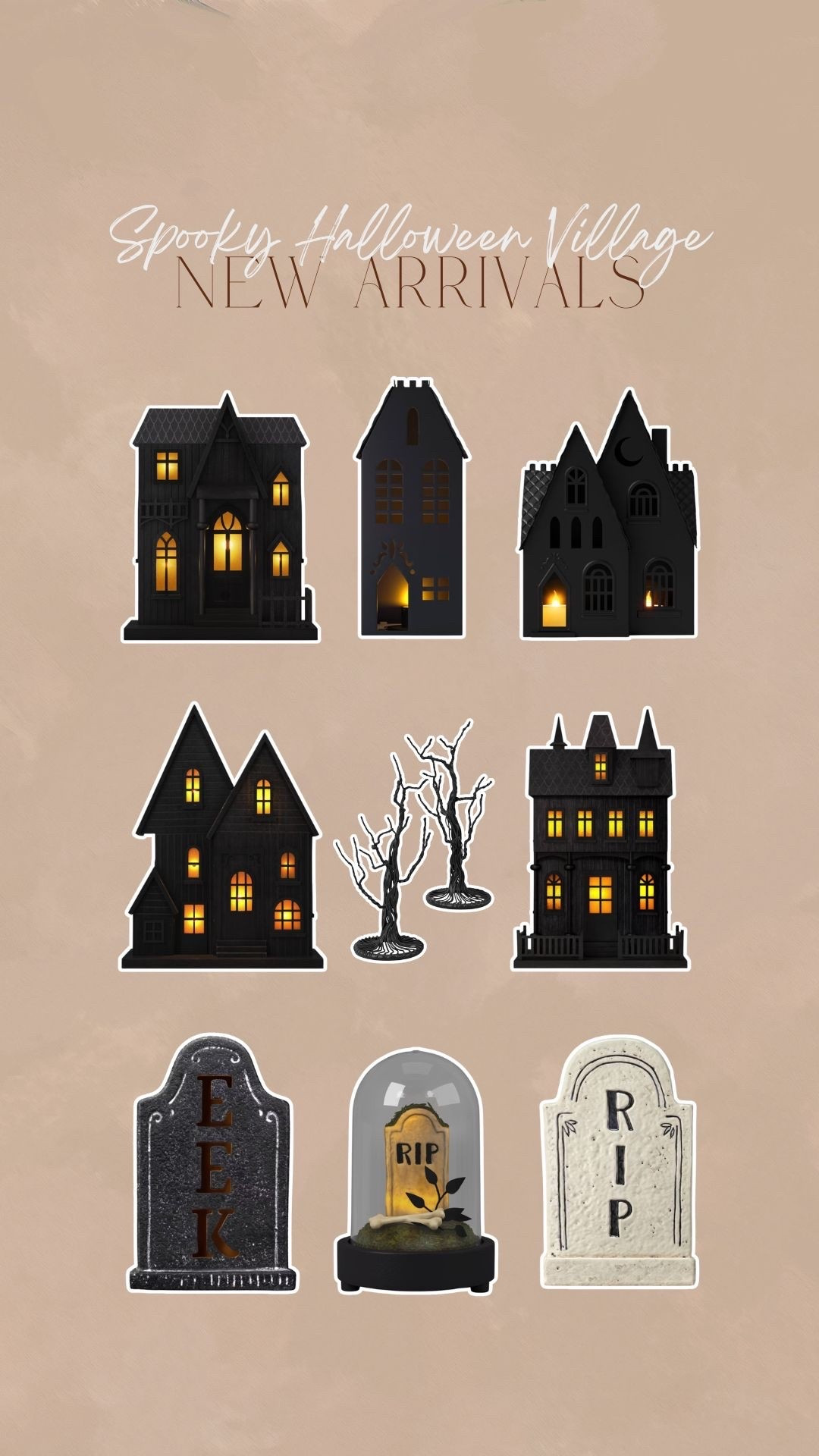 Spooky Halloween village home decor

#LTKHome #LTKSeasonal