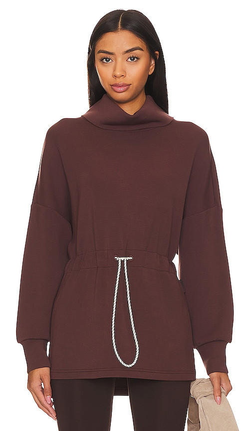 Varley Freya Sweatshirt in Brown. - size S | Revolve Clothing (Global)