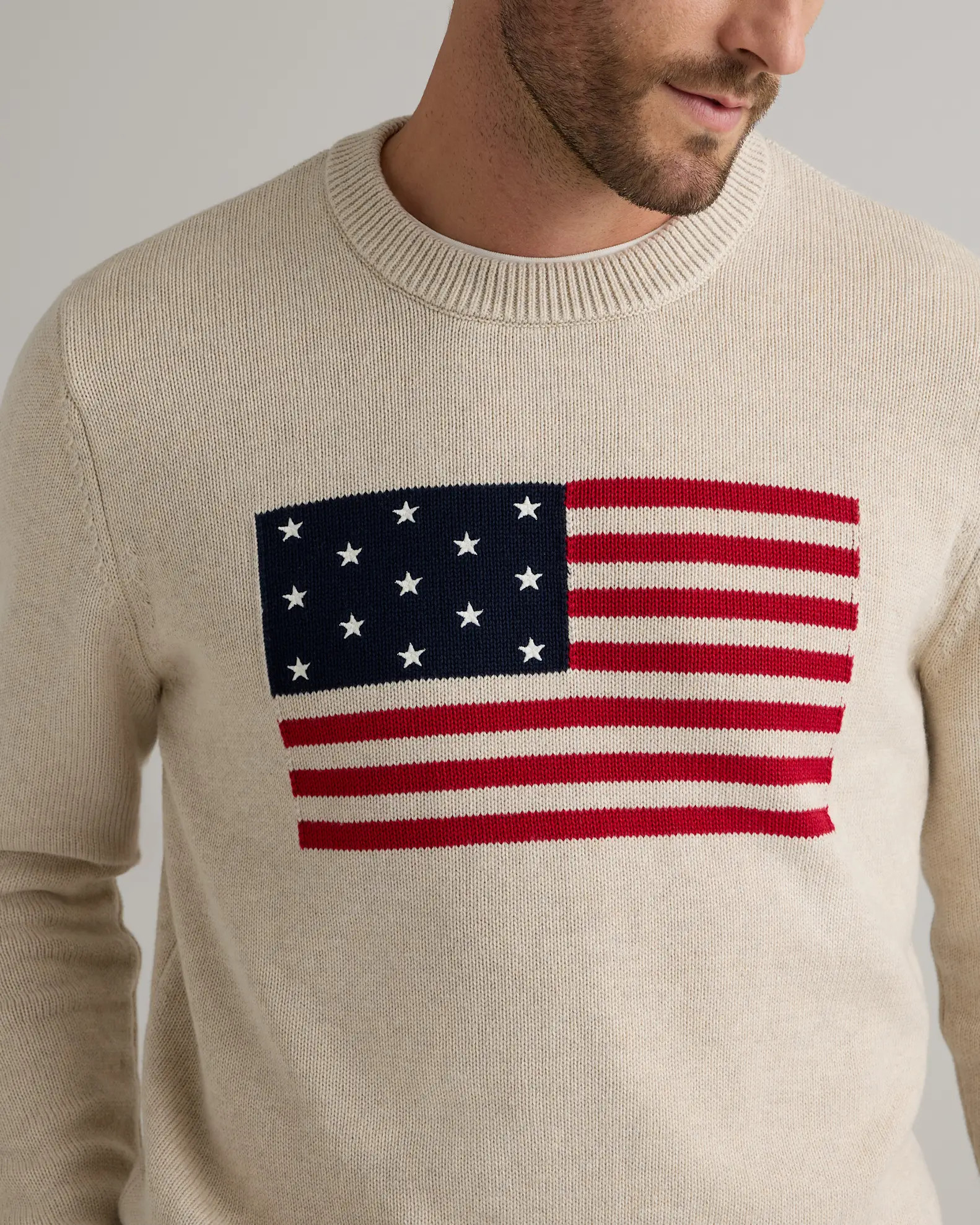 100% Organic Cotton Flag Sweater | Quince