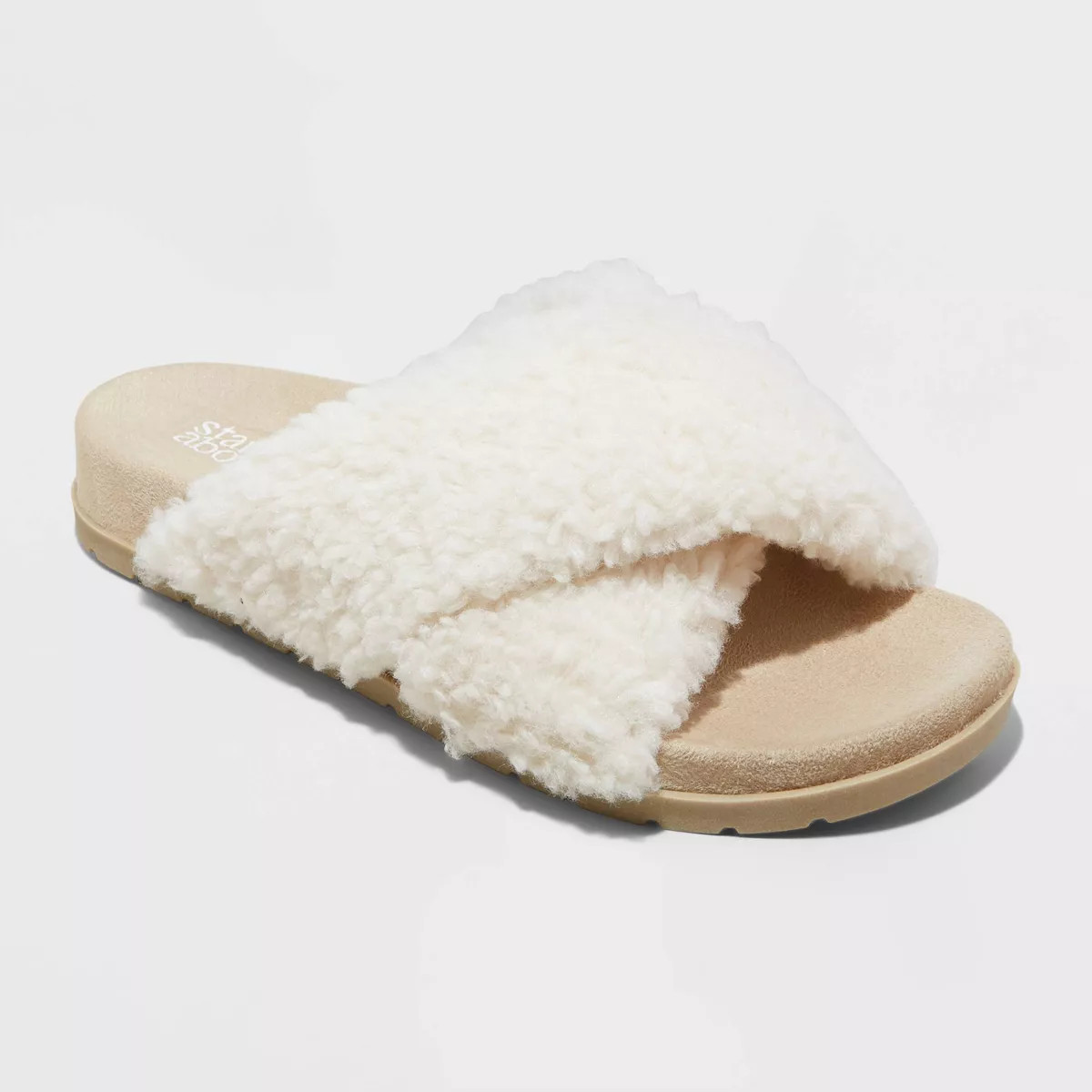 Women's Rachel Footbed Slippers - Stars Above™ Cream | Target
