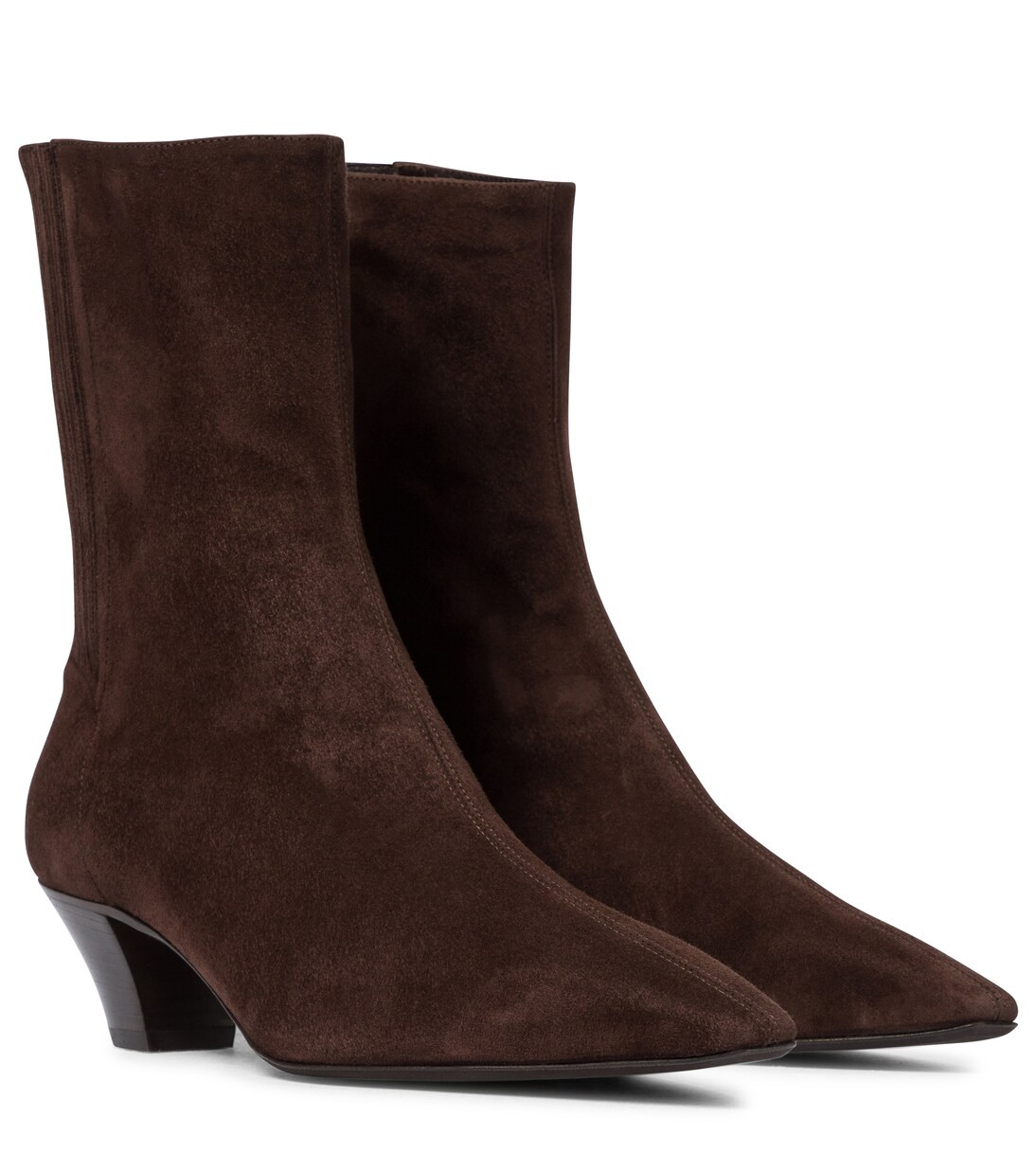 Saint Honoré 45 suede ankle boots | Mytheresa (US/CA)