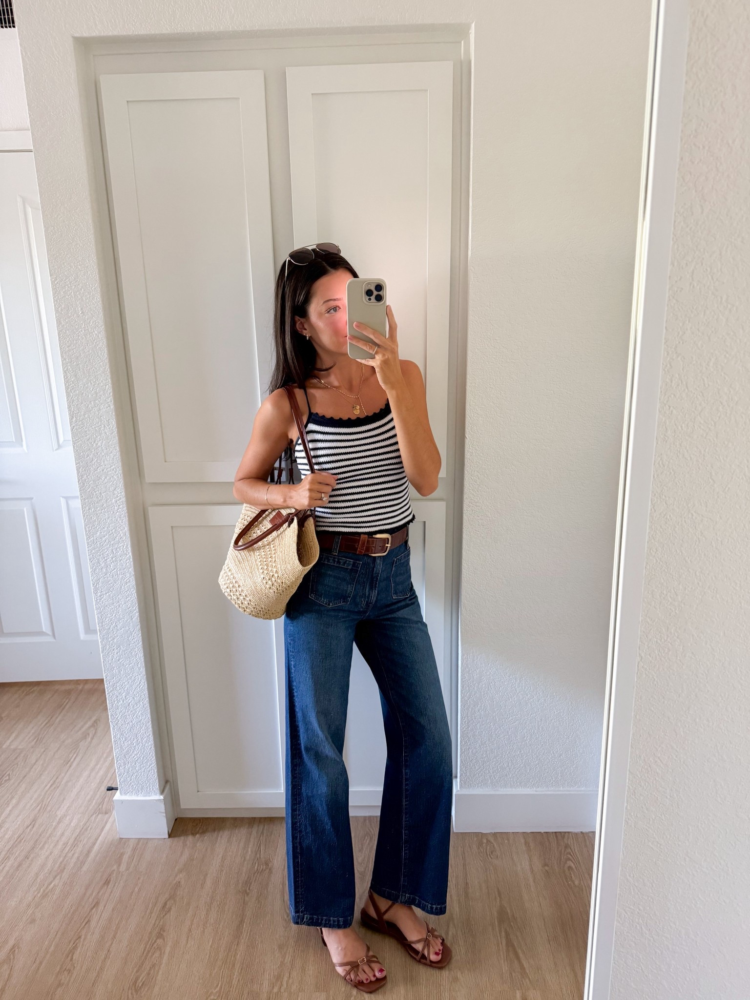 I’m 5’7” wearing a size 25 in the jeans and XS in the top! 

#LTKootd #LTKSeasonal #LTKgrwm