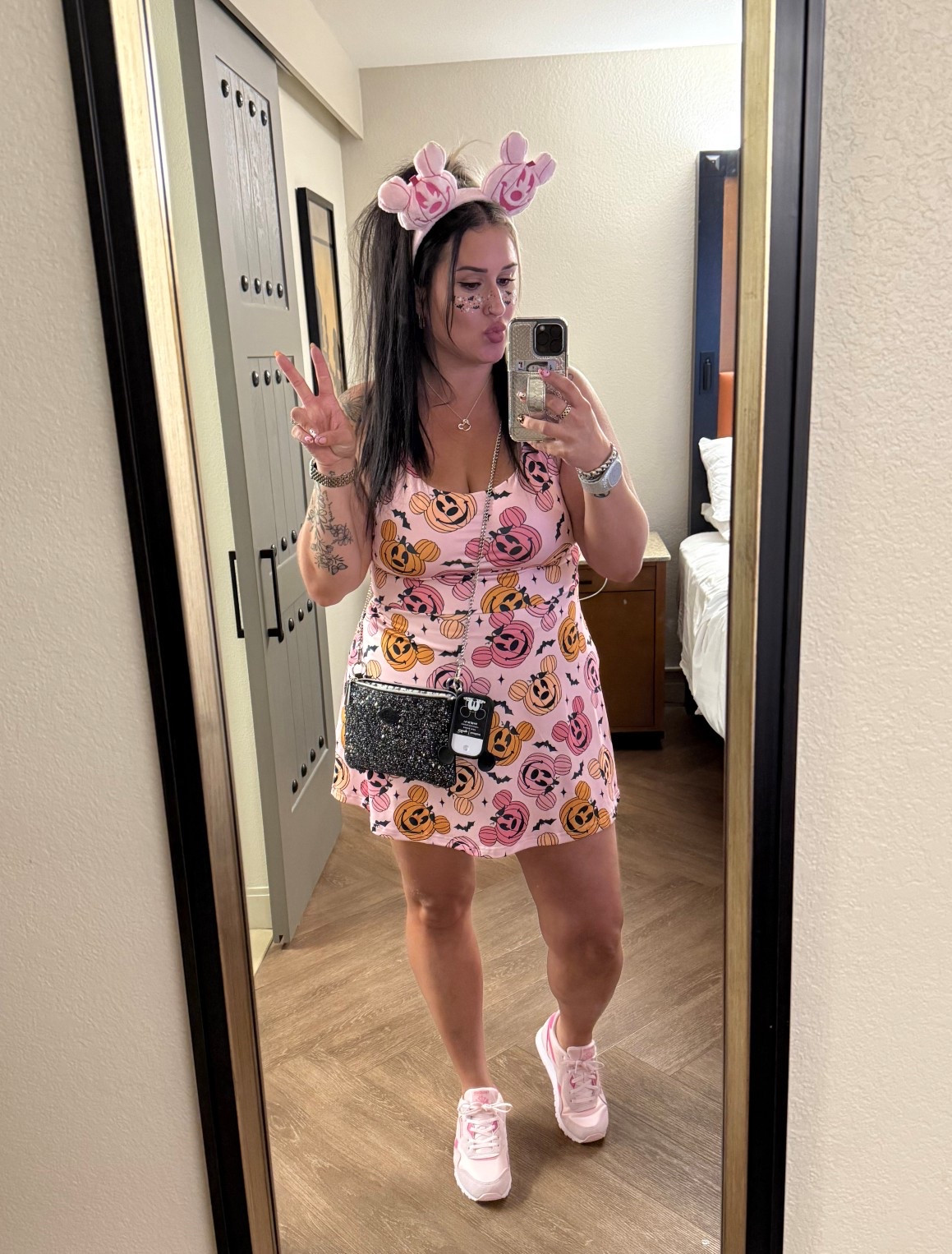 OOTD I wore to Mickey’s Not-So-Scary Halloween Party 🎃
Athletic dress is from Kingdoms&Co 

#LTKHalloween #LTKFindsUnder50 #LTKMidsize