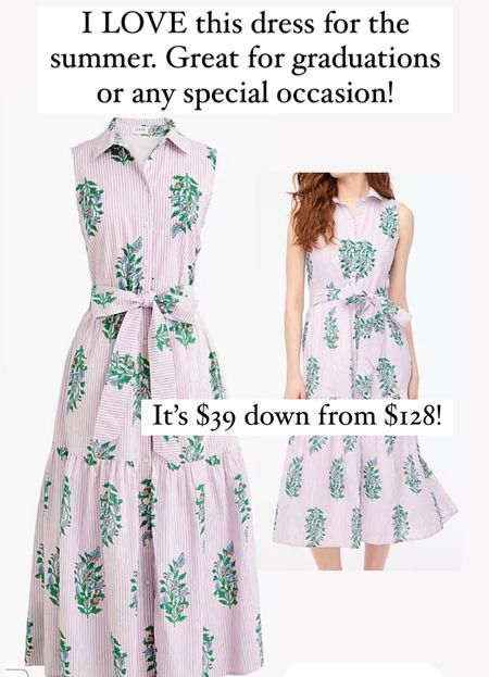 This is such a pretty J.Crew dress for the summer! It’s $39 down from $128!

#LTKfindsunder50 #LTKstyletip