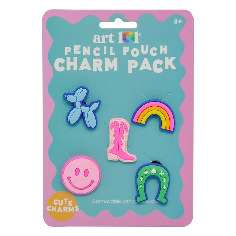Art 101 Cute Charm 5-Pack for Pencil Pouches | Walmart (US)
