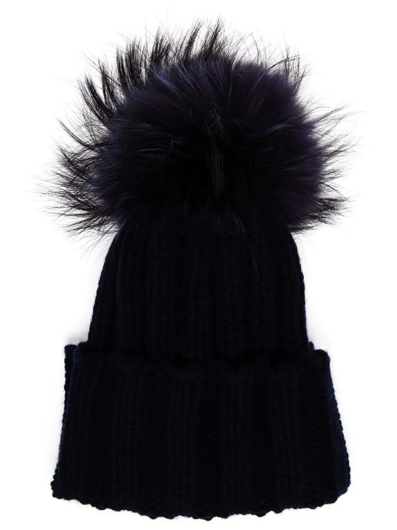 INVERNI fur bobble beanie | FarFetch US