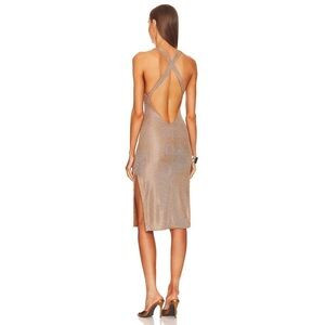 Michael Costello x REVOLVE Cordelia Midi Dress in Gold | Poshmark
