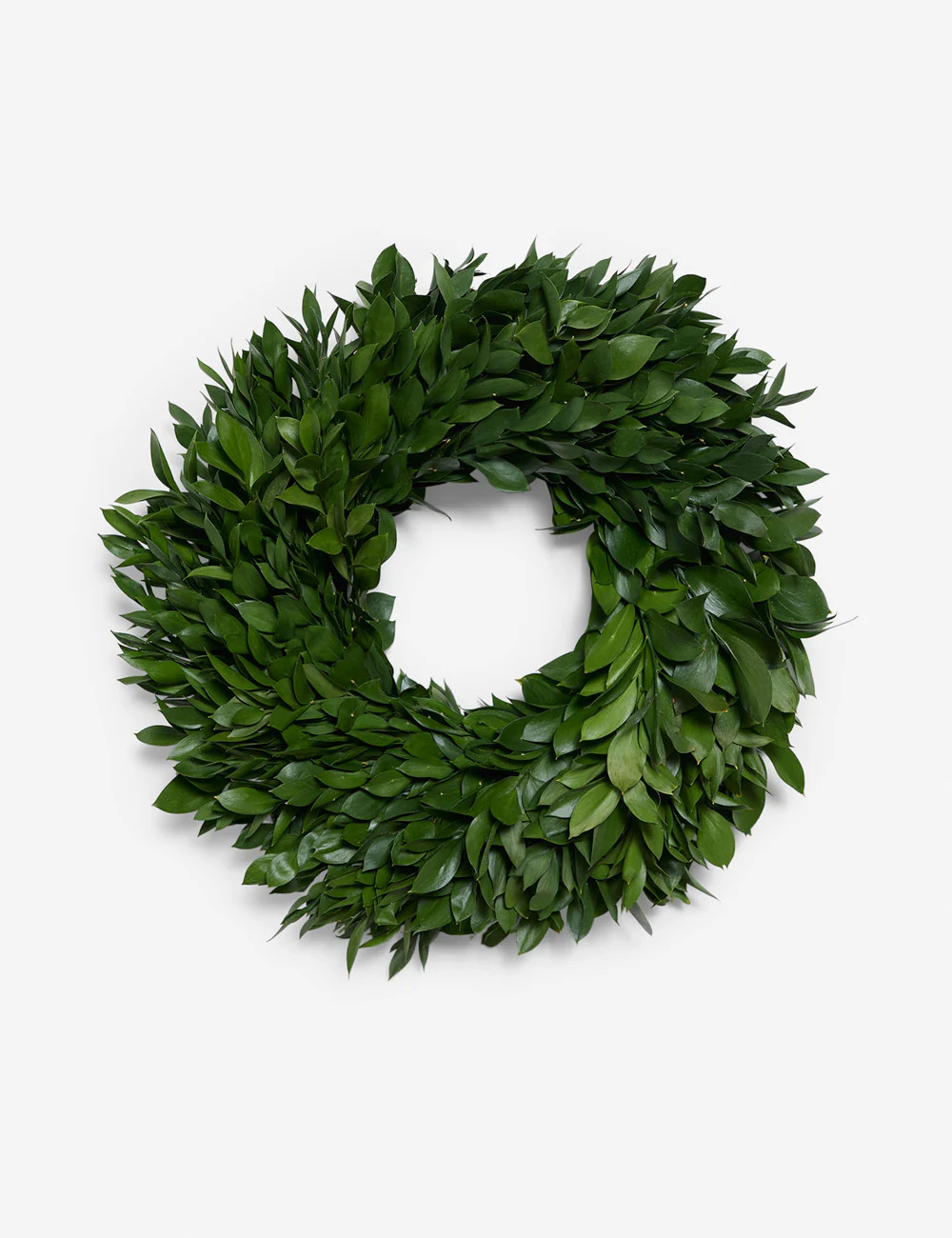 Fresh Handmade Israeli Ruscus Wreath | Lulu and Georgia 