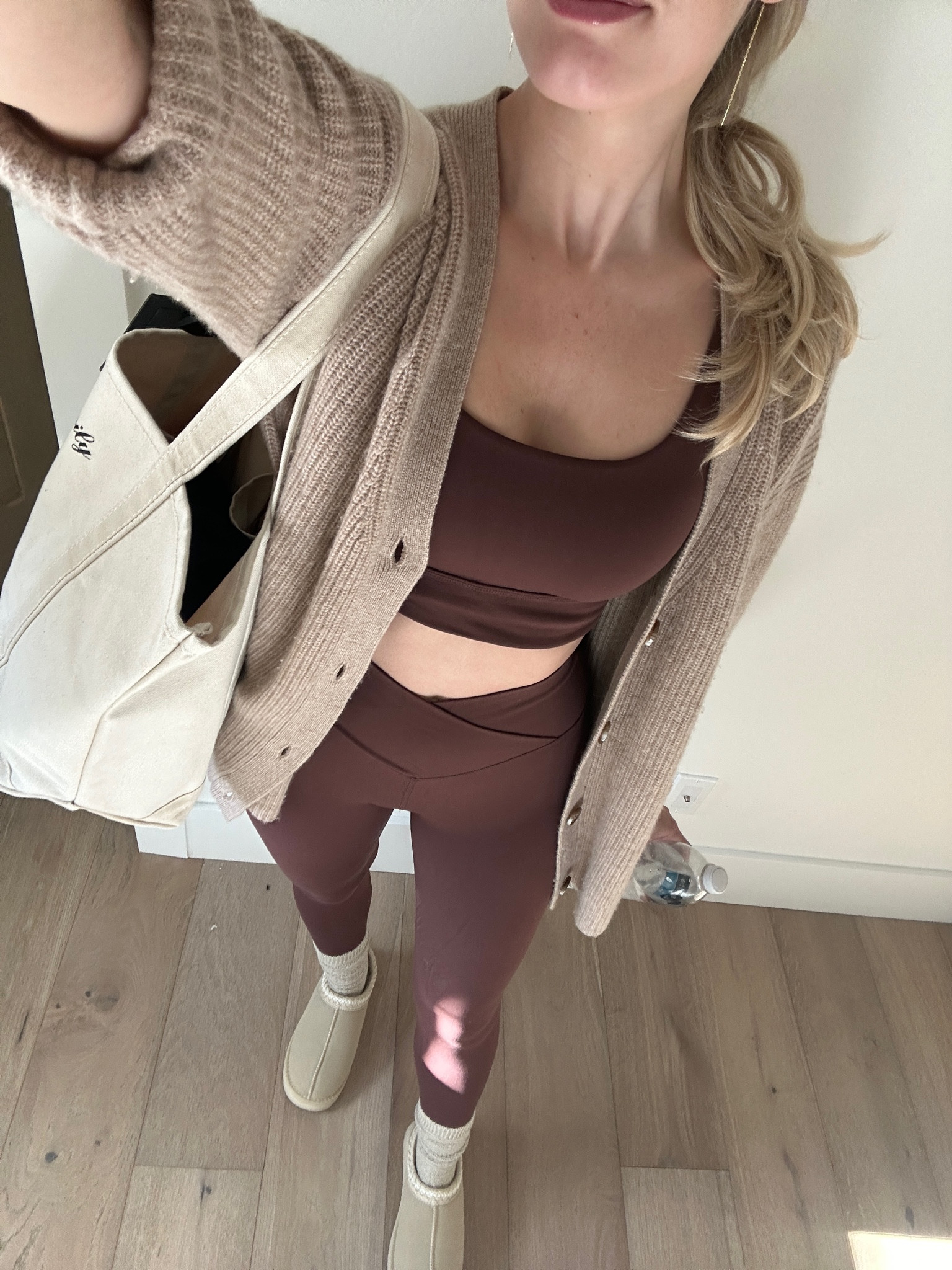 Brown matching set | yoga set 

#LTKSeasonal #LTKHoliday