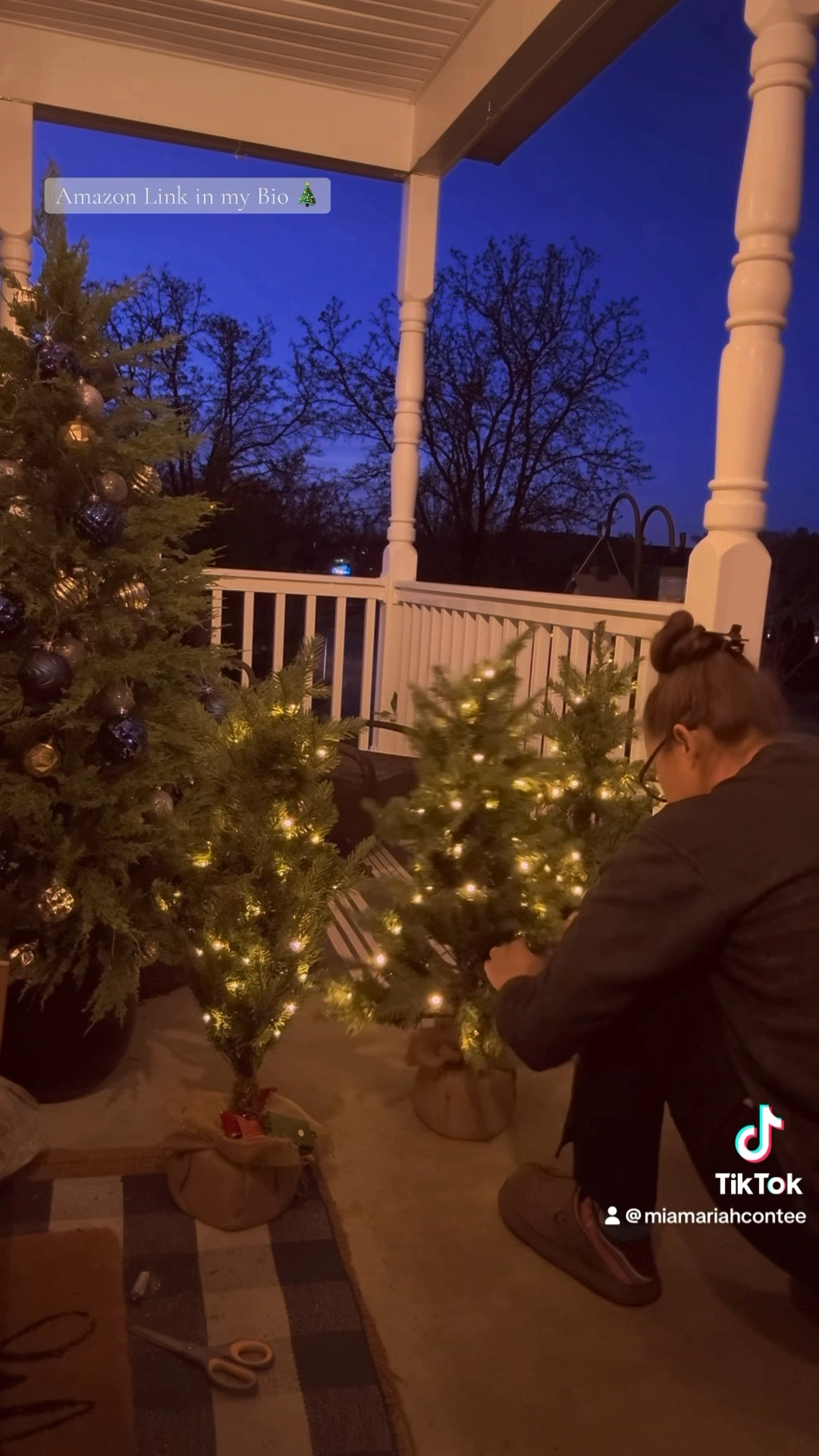 Pre-lit, mini-outdoor Christmas trees! 

#LTKHome #LTKHoliday #LTKSeasonal