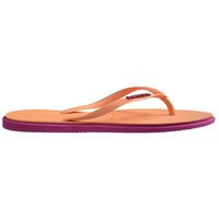 Slim Point Flip Flop Rose Gum Orange | PrettyLittleThing UK